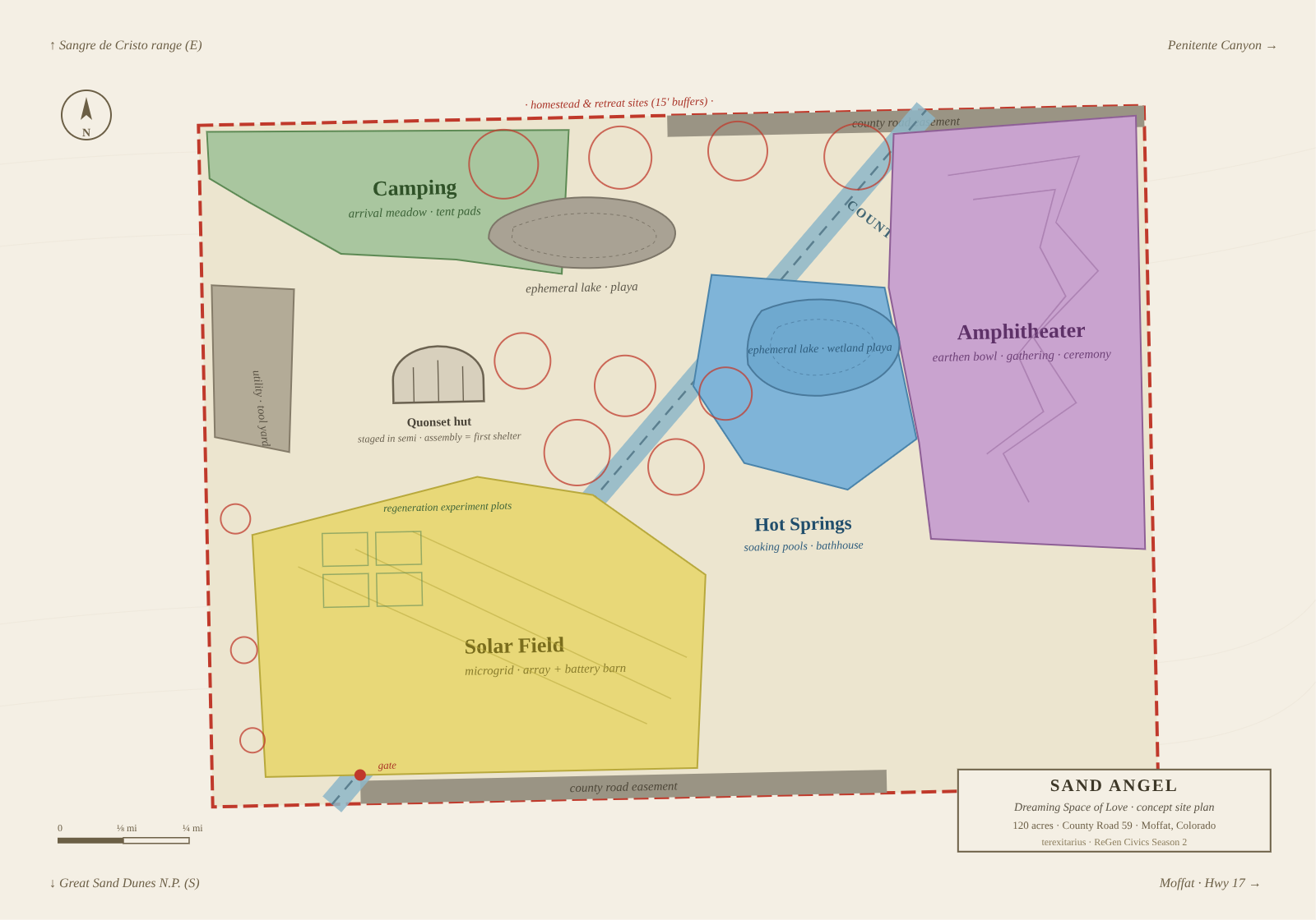 Sand Angel — Dreaming Space of Love site plan